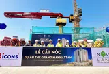 The Grand Manhattan tăng tốc về đích, chính thức cất nóc tháp cuối cùng