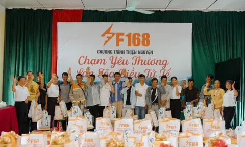 Công ty TNHH Truyền thông và Giải trí F168 mang yêu thương chạm tới những trái tim vùng cao