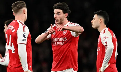 Biến động phòng thay đồ Arsenal, Declan Rice và dàn sao nổi giận