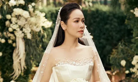 Ca sĩ Nhật Kim Anh bất ngờ diện váy cưới, danh tính chú rể gây tò mò?
