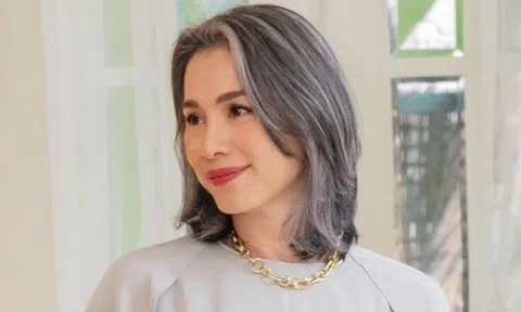 Hoa hậu Ngọc Khánh khiến công chúng bất ngờ trước nhan sắc "già tự nhiên" ở tuổi 50