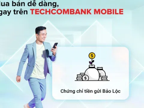 Chứng chỉ tiền gửi Bảo Lộc Techcombank - Sở hữu càng lâu, lợi suất càng hấp dẫn