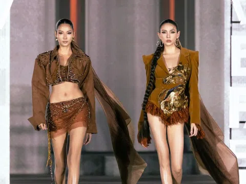 Hoàng Thùy - Võ Hoàng Yến song hành vedette, tạo khoảnh khắc bùng nổ trên sàn diễn